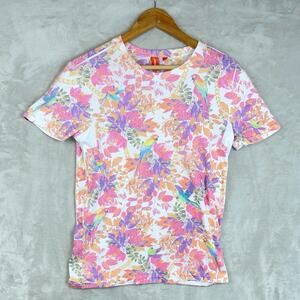 Vintage Y2K Juice Men's AOP Tropical Parrot T Shirt Men's S Summer White Lotus